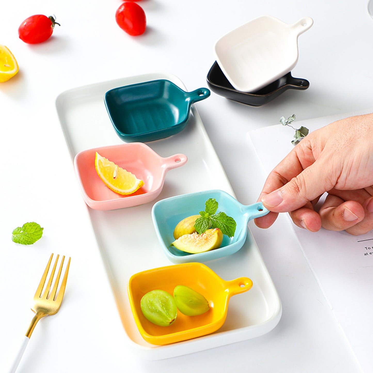Ketchup-Shaped Sauce Dish