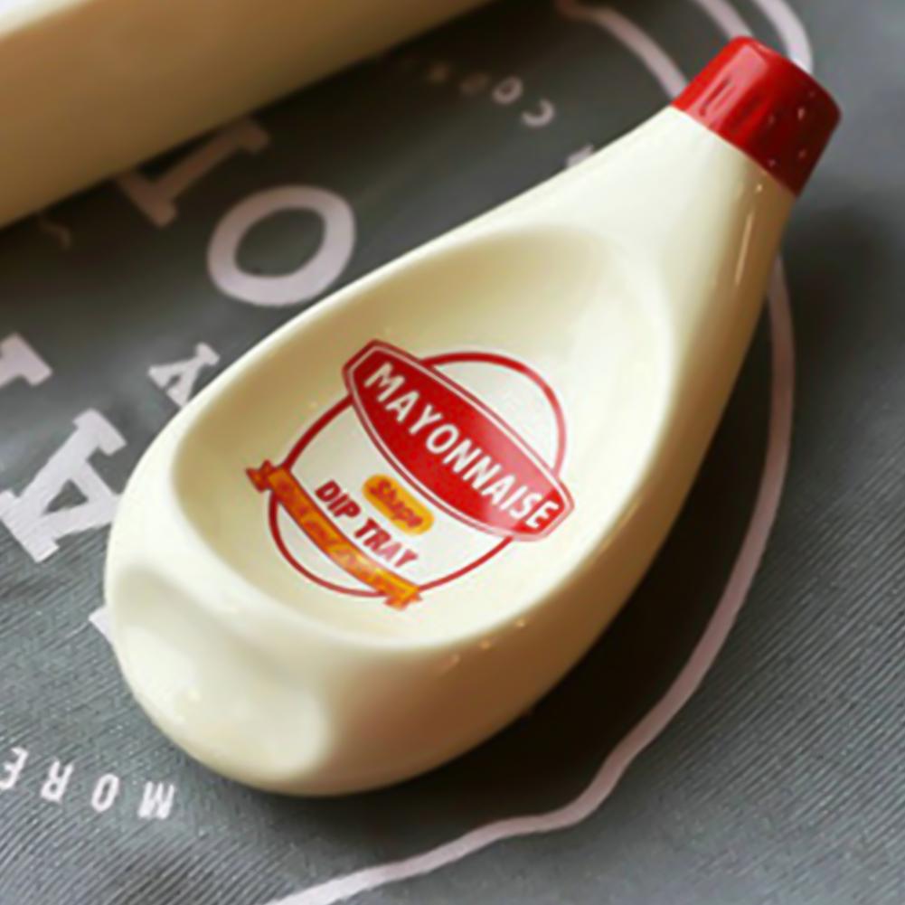 Ketchup-Shaped Sauce Dish
