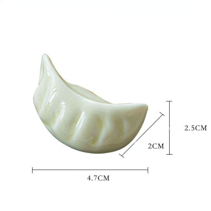 Dumpling-Shaped Ceramic Chopsticks Holder